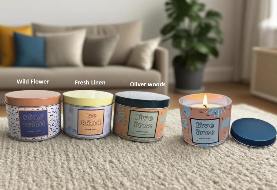 Printing Round Tin Candle